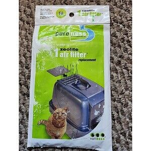 Van Ness Pureness Zeolite Cat F6 Air Filter Replacement (1)  Lasts 3 Months New